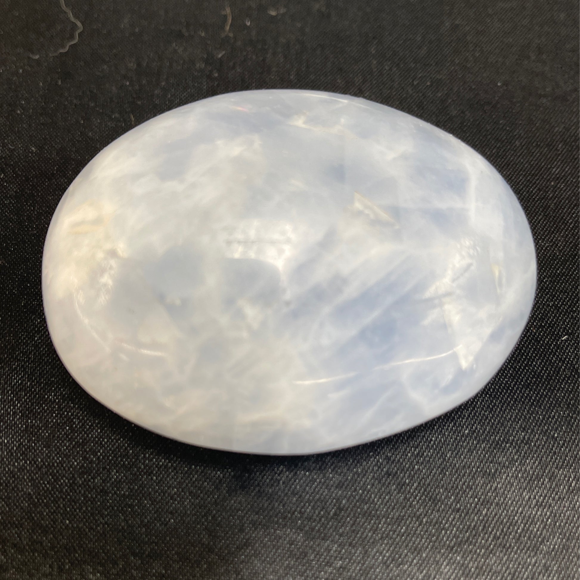 Blue Calcite Palm Stone