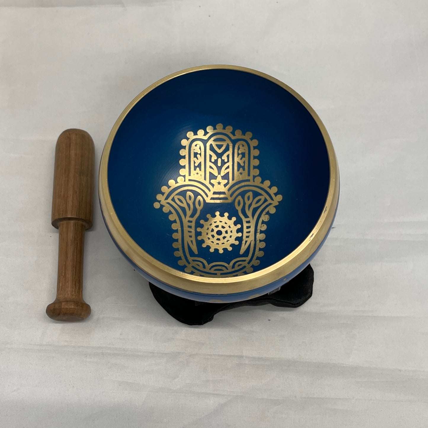 4” Hamsa hand brass singing bowl