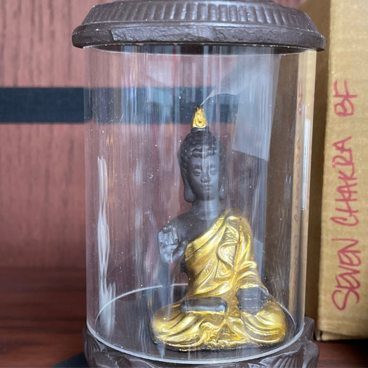 Buddha in a Jar backflow Incense burner