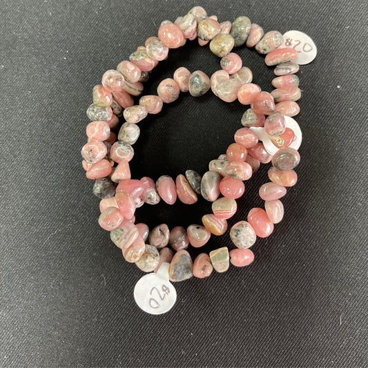 Rhodochrosite 5-6mm bracelet