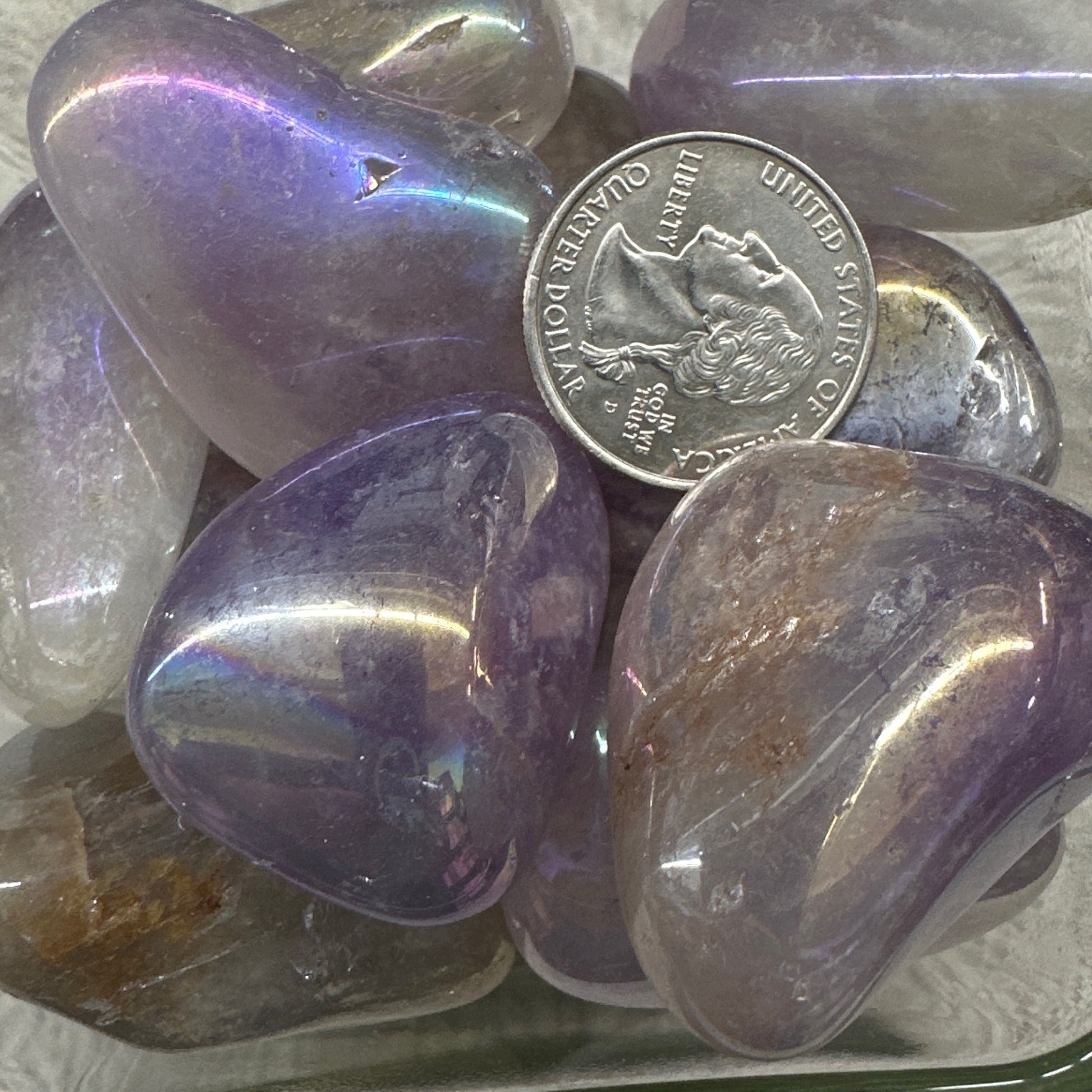 Amethyst Aura Lg Tumbled