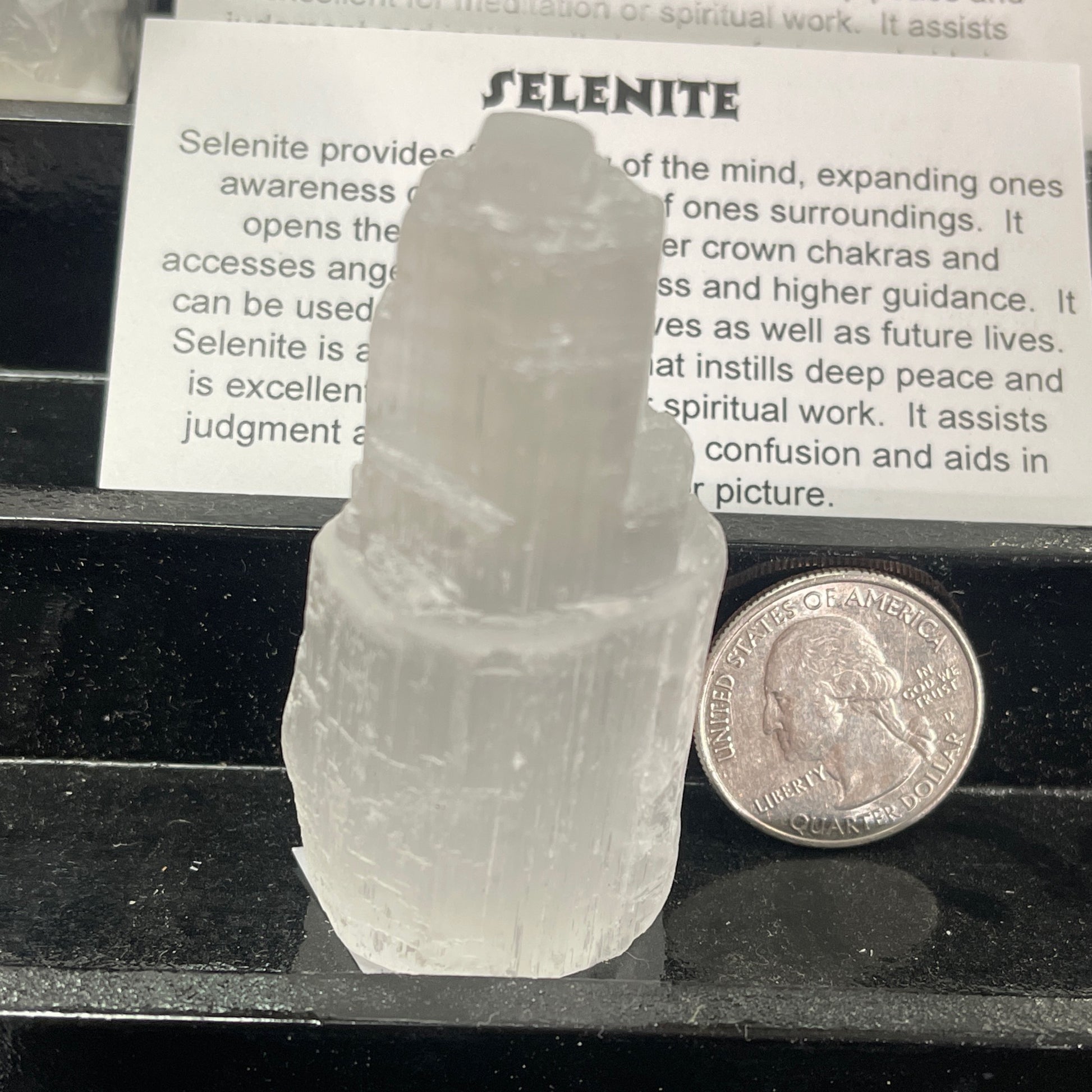 Selenite Tower 8cm