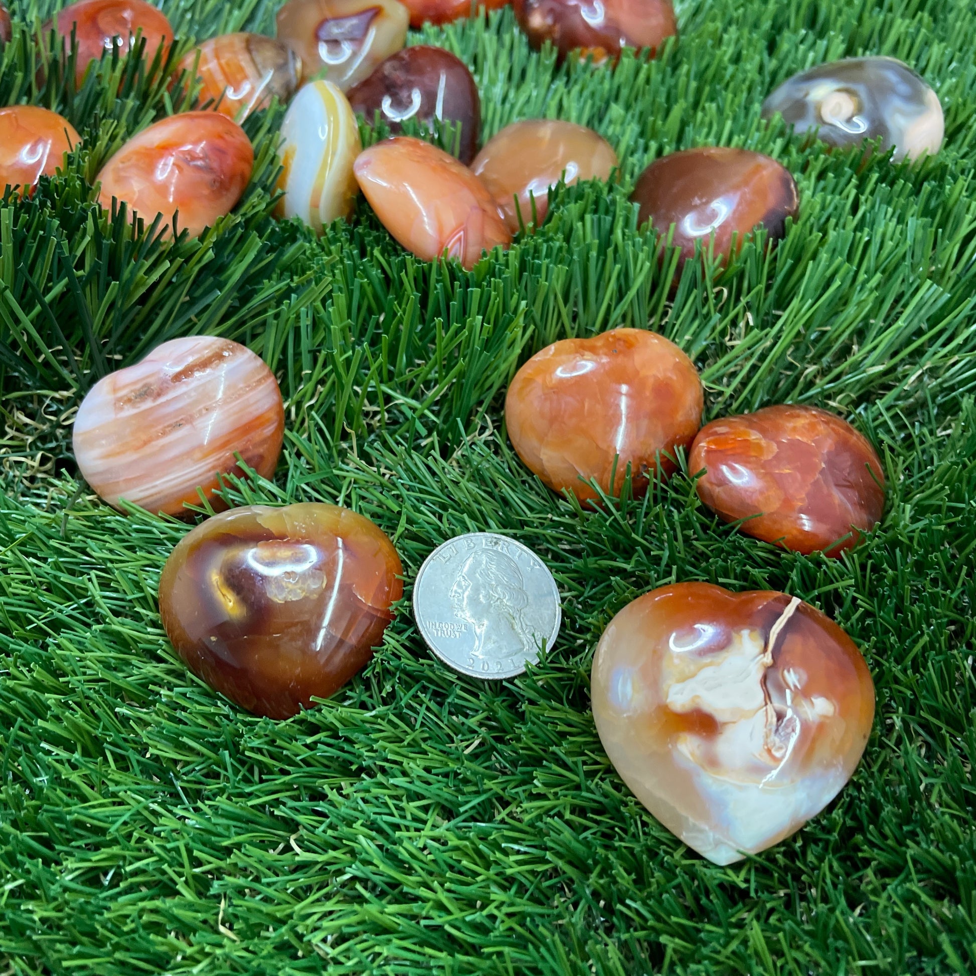 Carnelian Heart medium