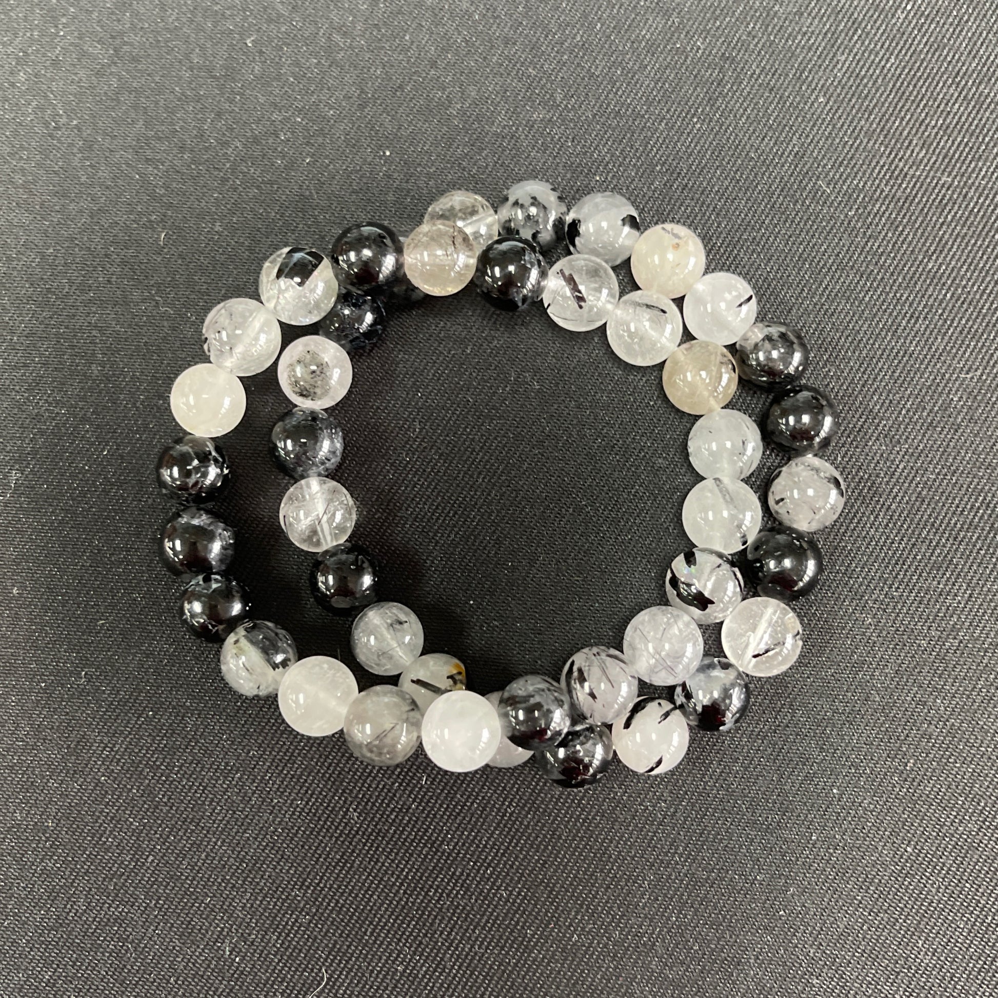 Tourmalinated Quartz Bracelet