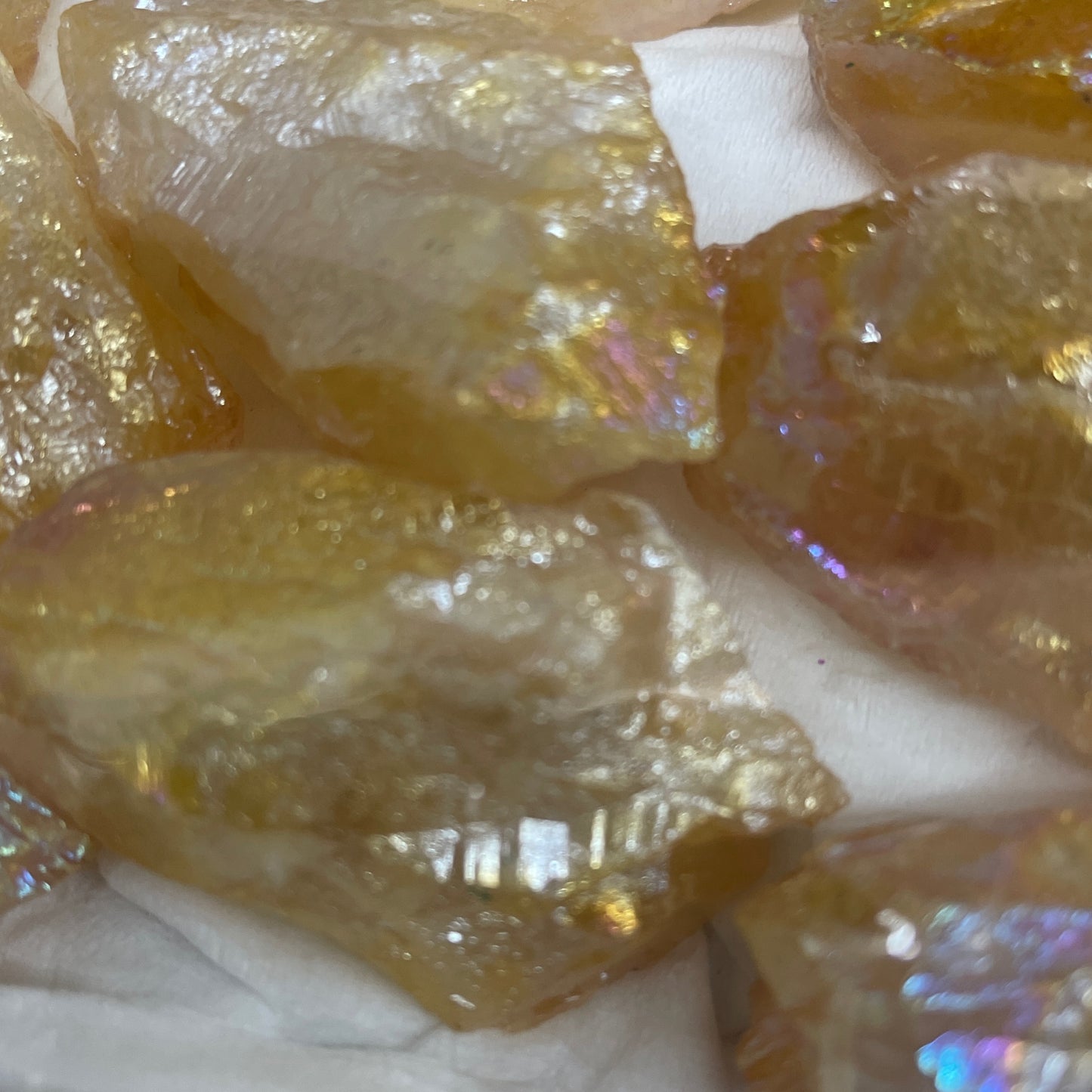 Yellow (Sunshine) Aura Quartz Large