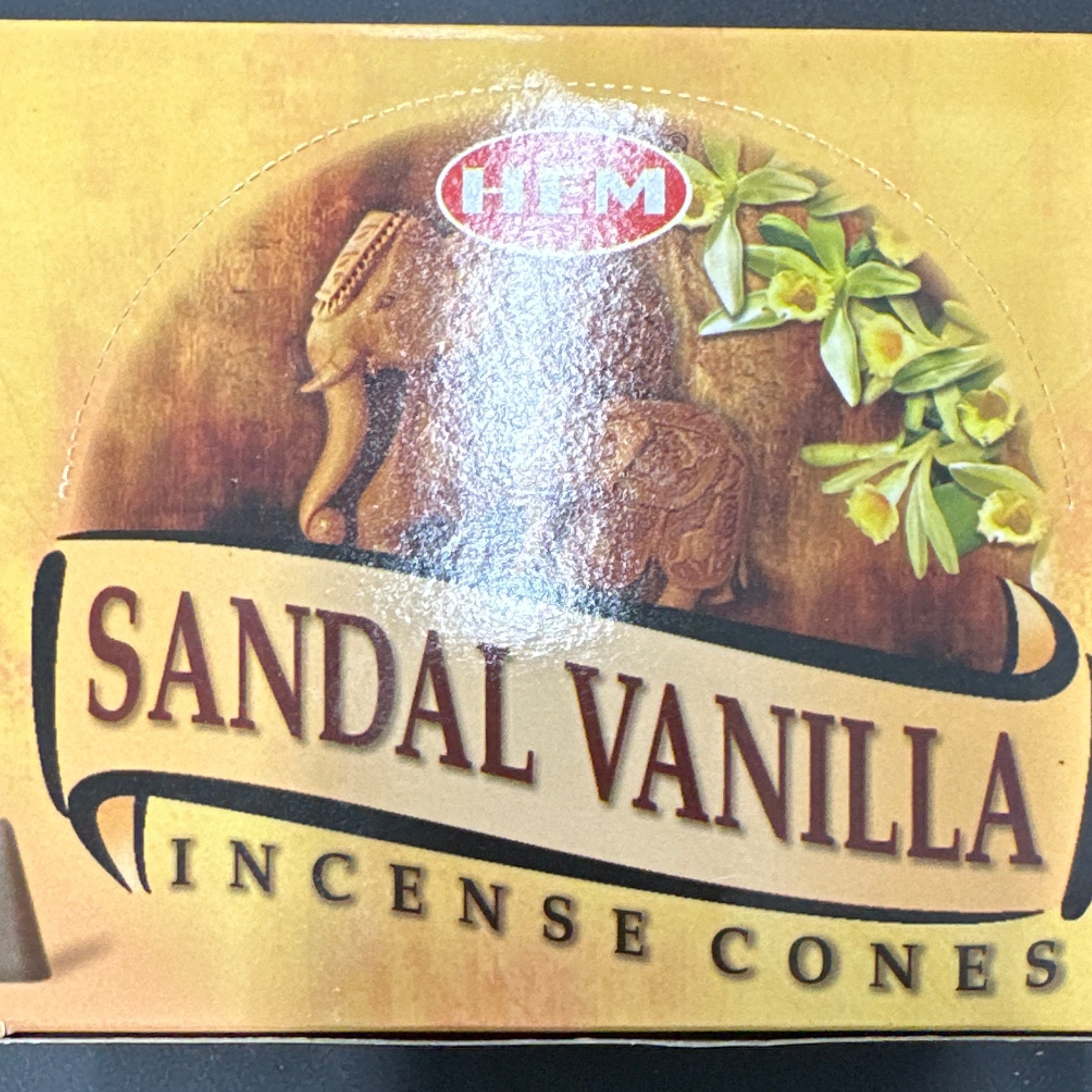 Hem sandal vanilla incense cones