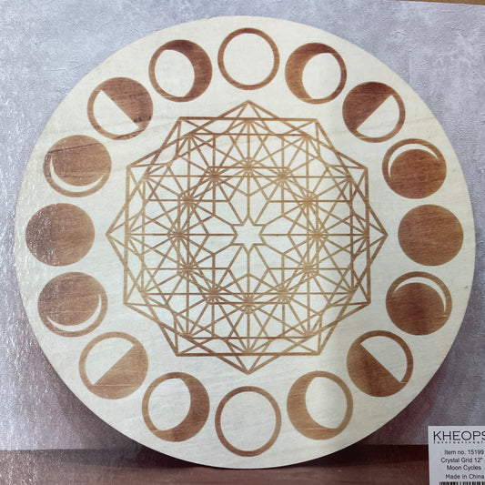 Moon Phases Crystal Grid