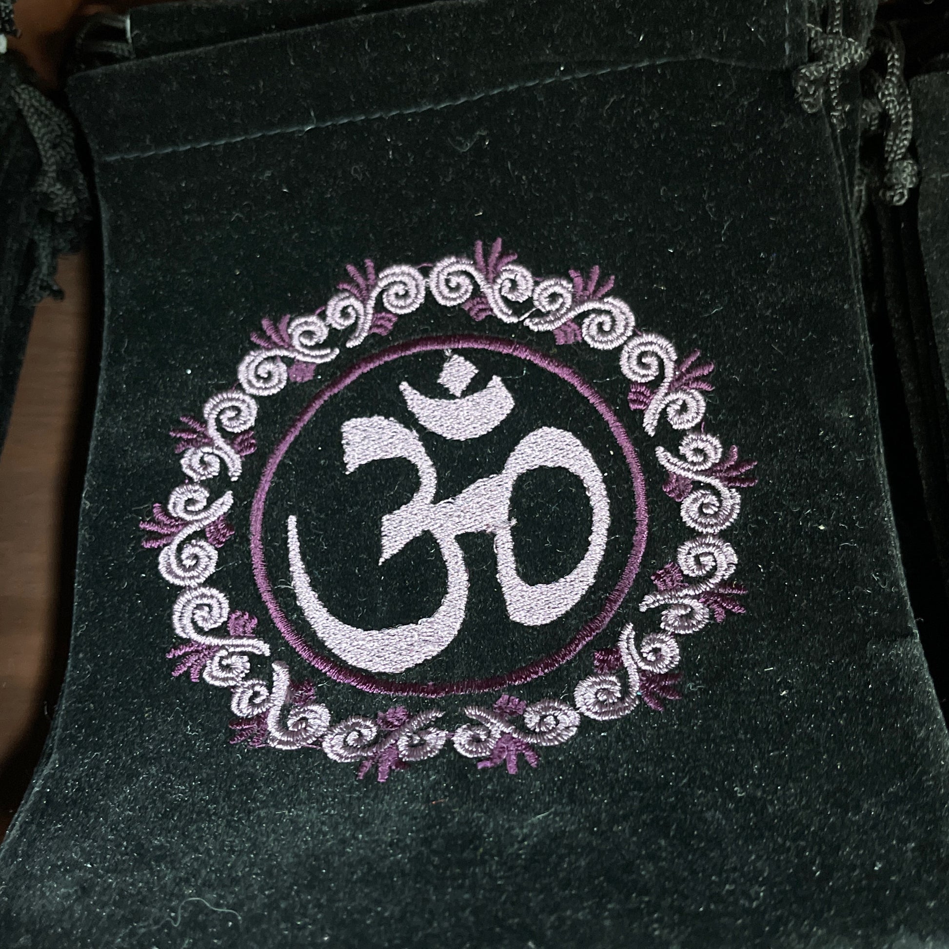 Om Velvet Tarot Bag