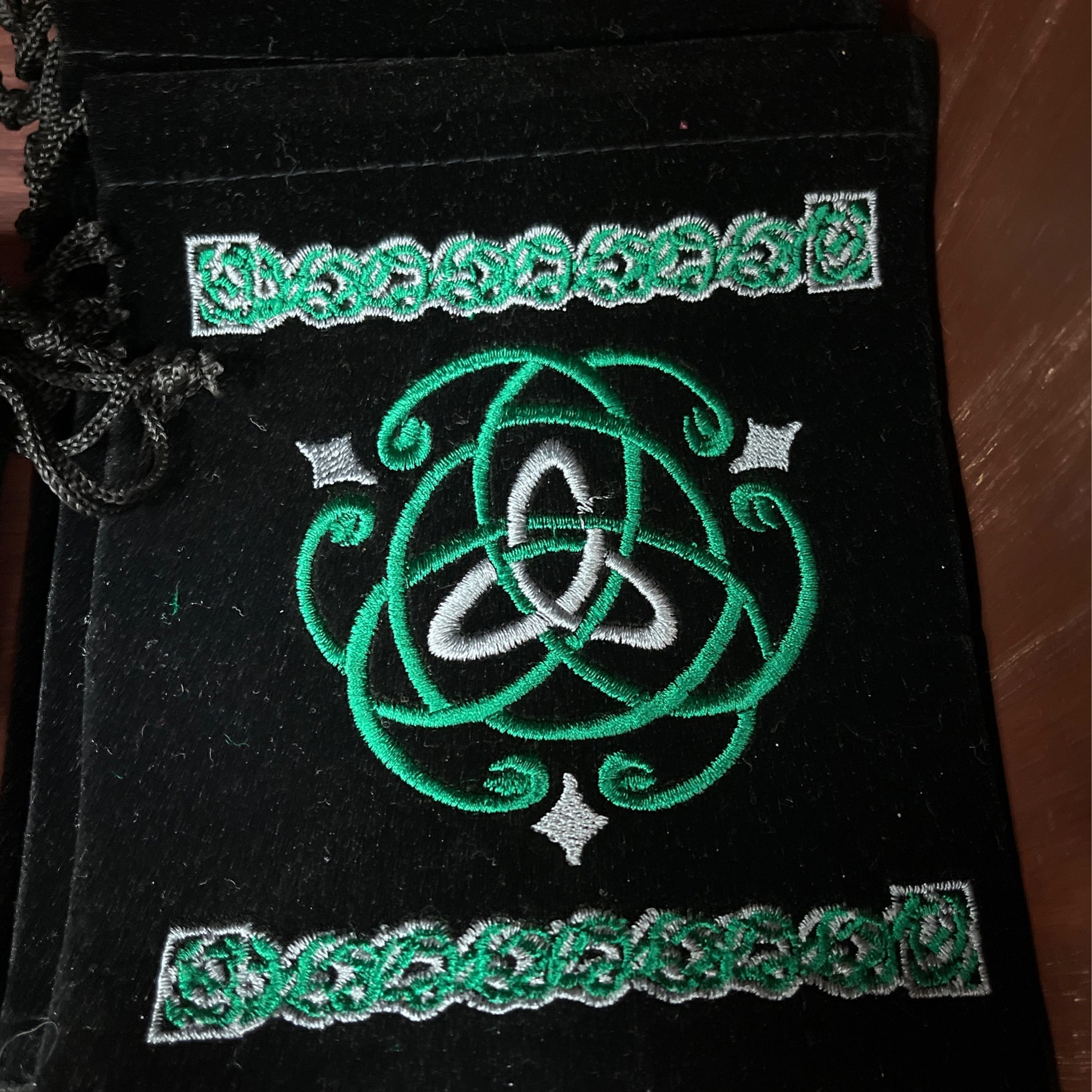 Triquetra Velvet Tarot Bag