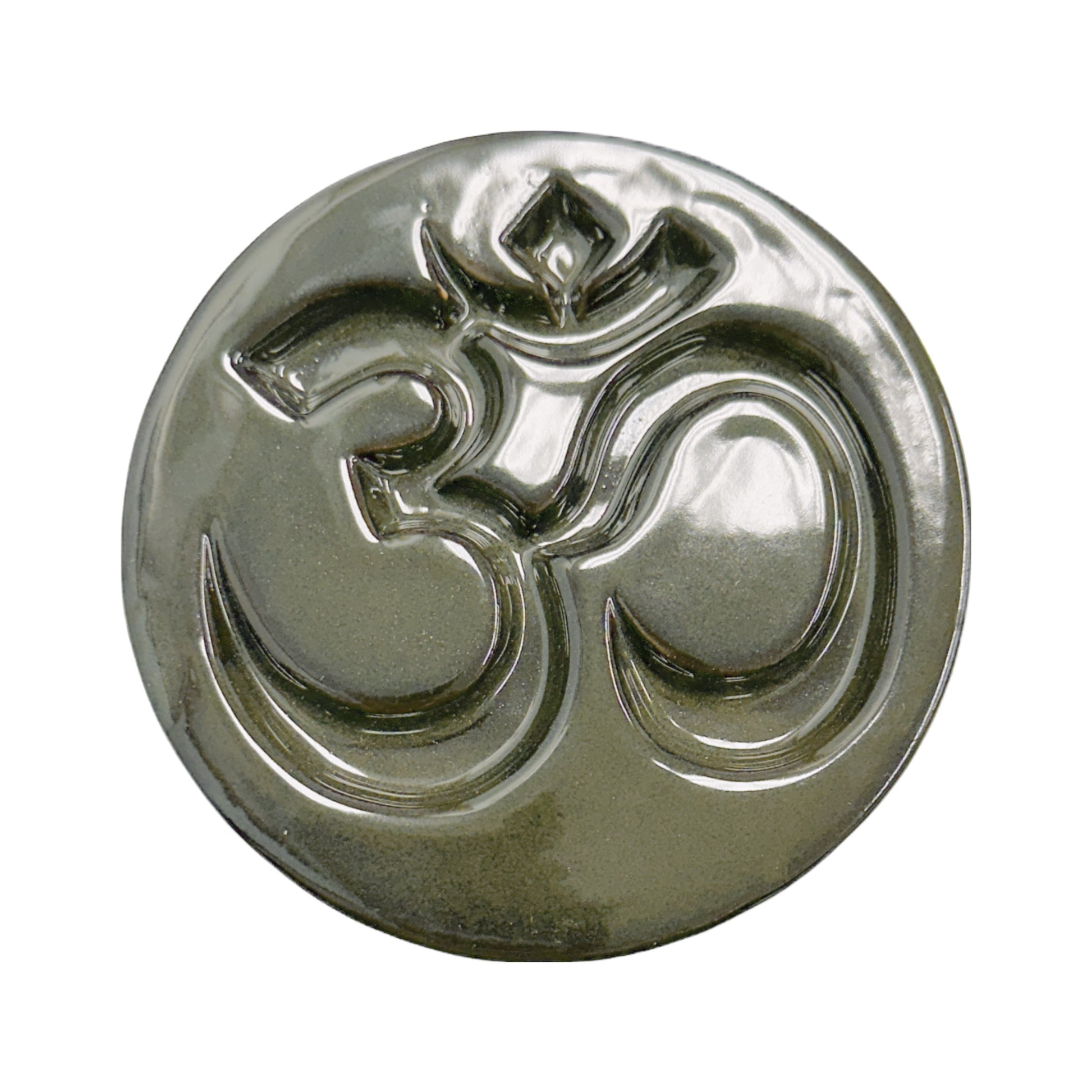 Ceramic Om Powder Incense Burner