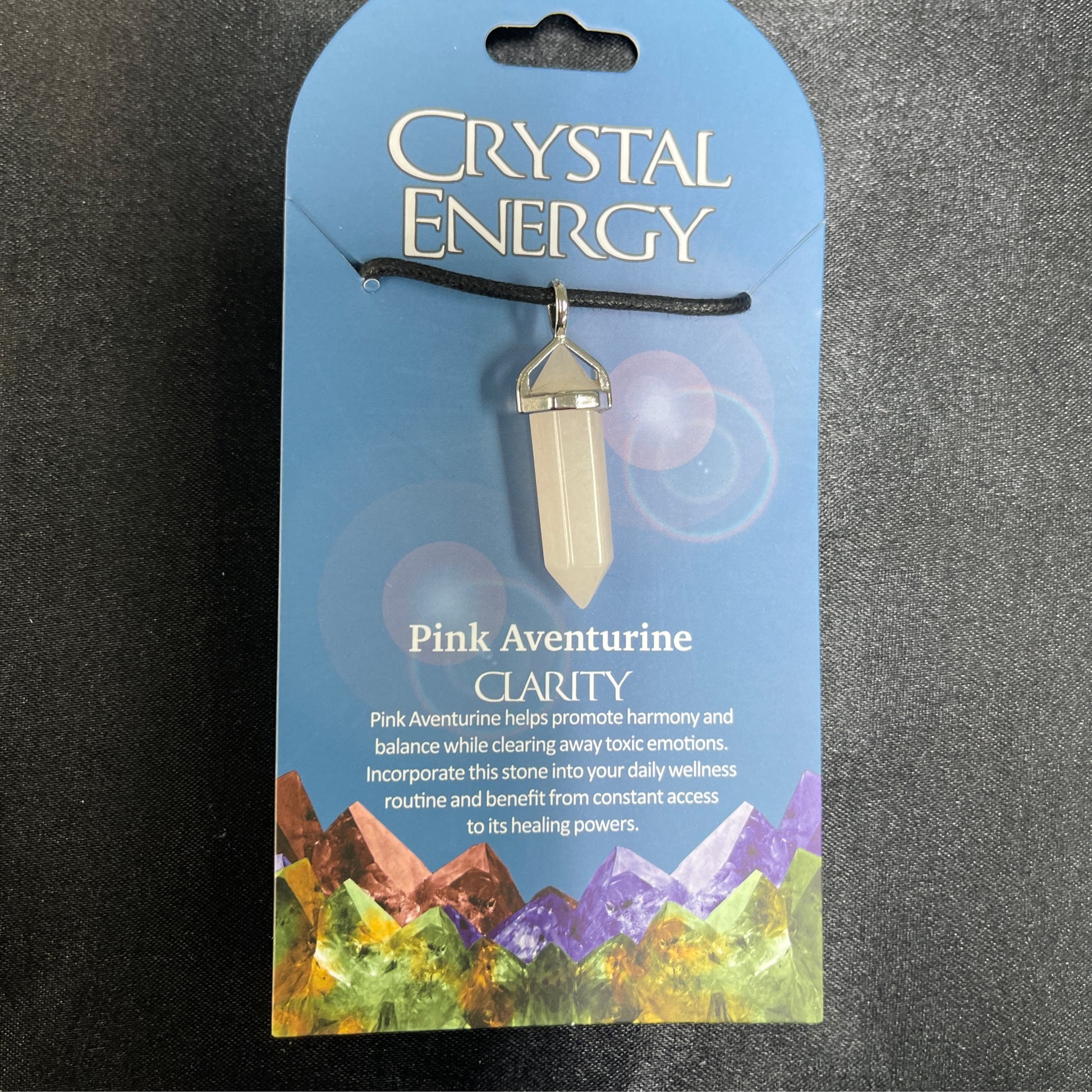 Crystal Energy Pendant: Pink Aventurine (Clarity)