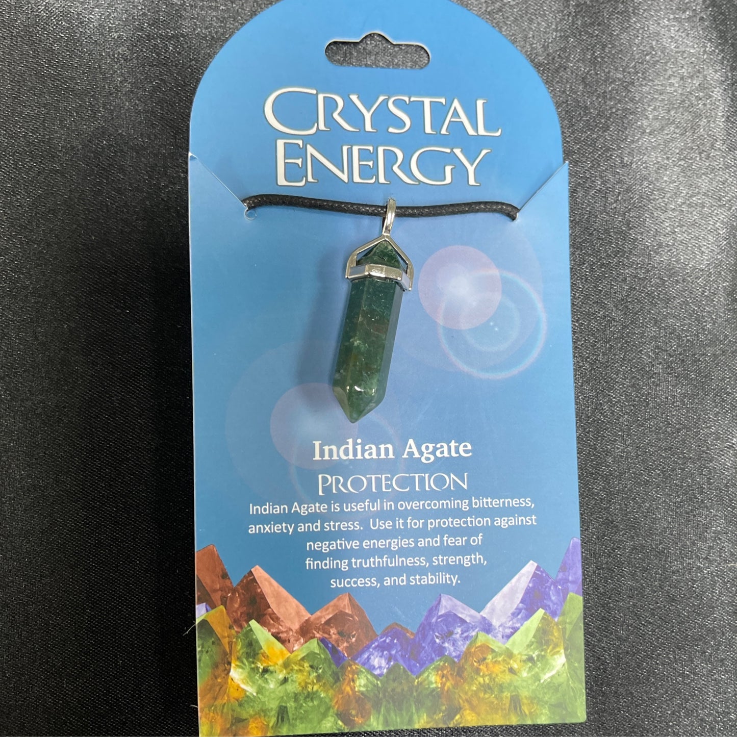 Crystal Energy Pendant: Indian Agate (Protection)