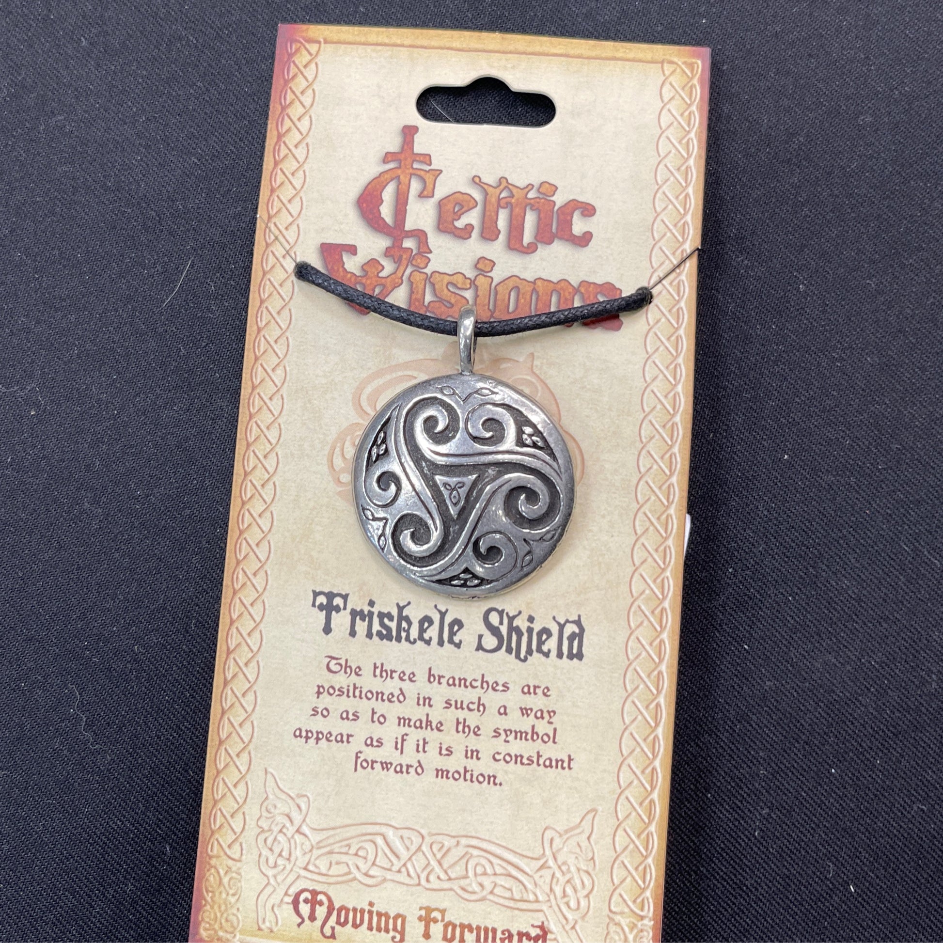 Celtic Visions Pendant: Triskele Shield