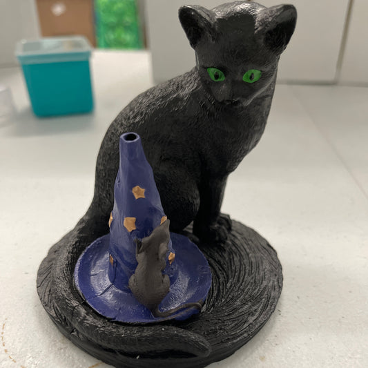 Magical Cat & Mouse Incense Burner