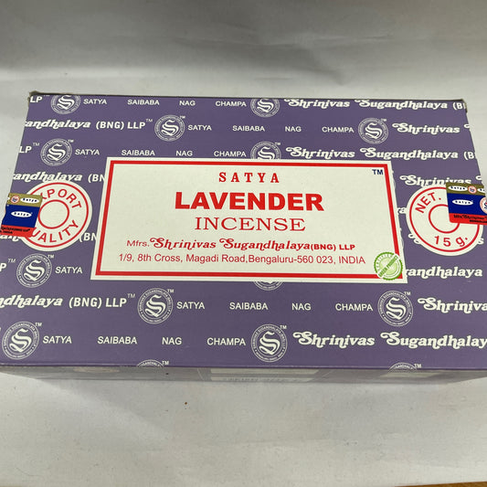 Satya Lavender Incense Sticks