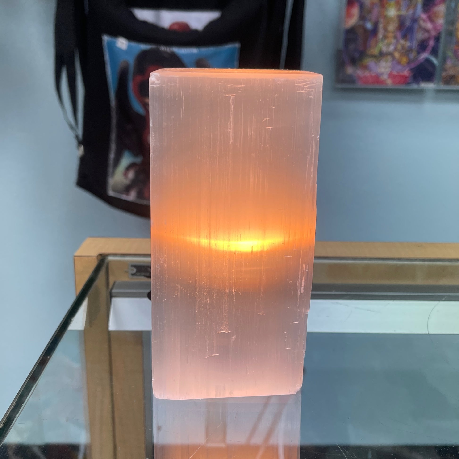 Block Selenite Lamps