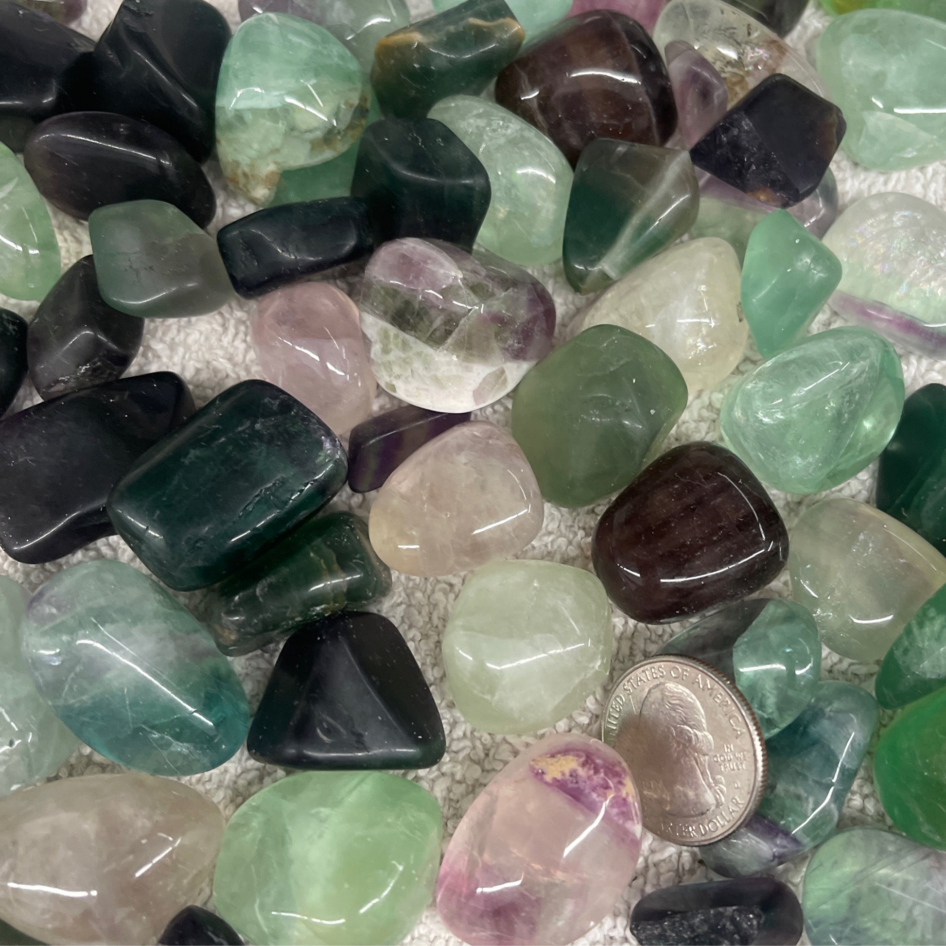 Fluorite Tumbled