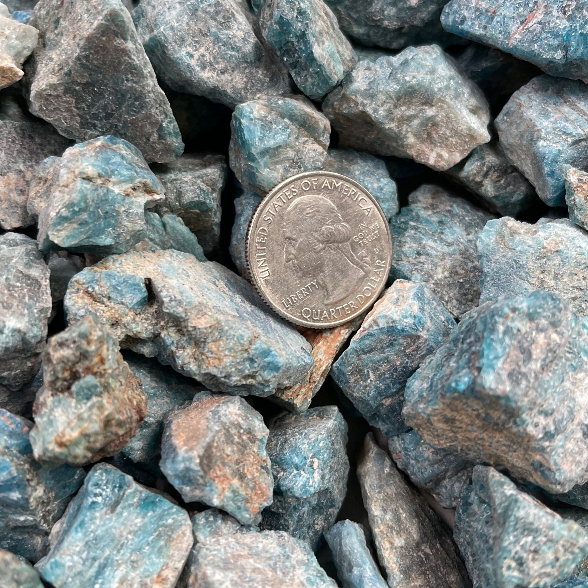 Blue Apatite rough