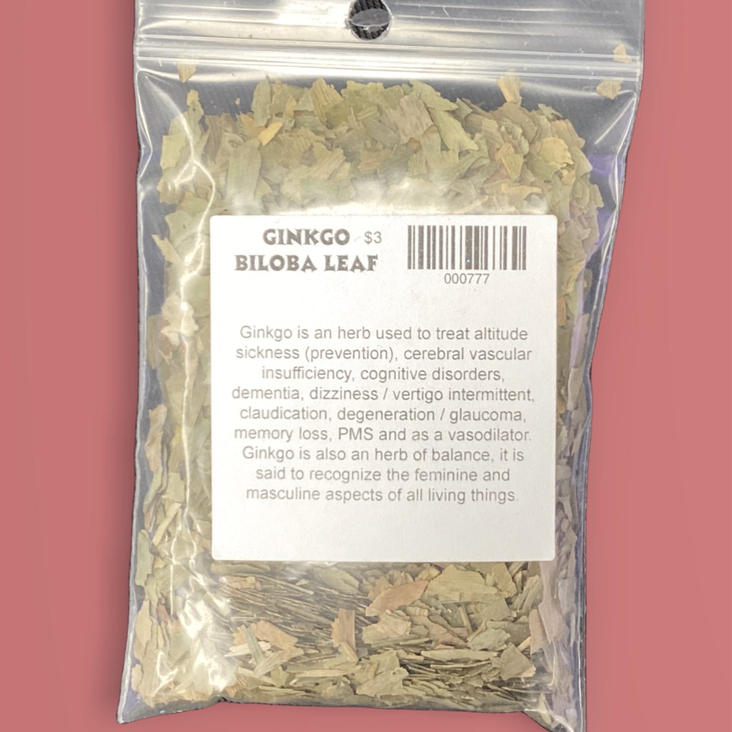 Gingko Biloba Leaf 1/2 oz