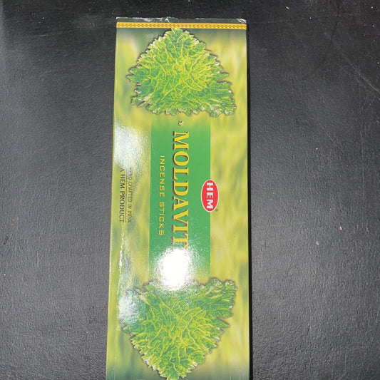 Hem moldavite incense sticks