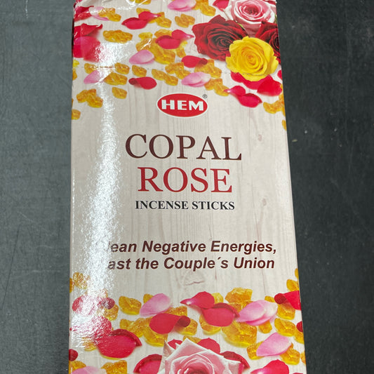 Hem copal and rose incense sticks