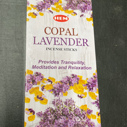 Hem copal lavender incense sticks