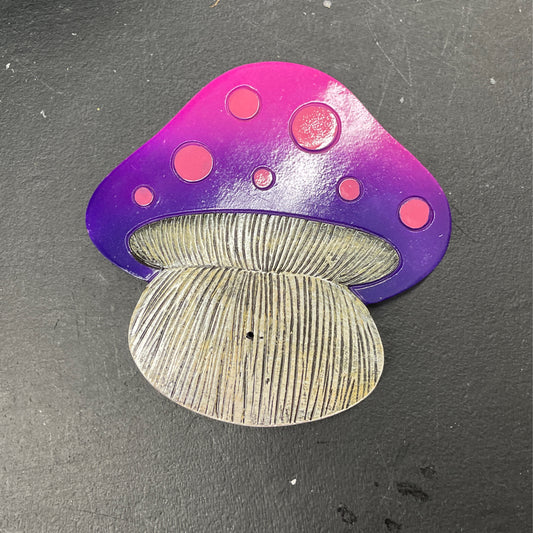 Mushroom Flat Incense Burner