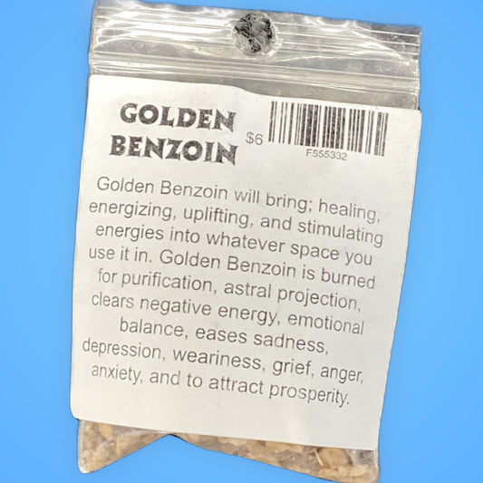 Golden Benzoin Resin 1/2 oz