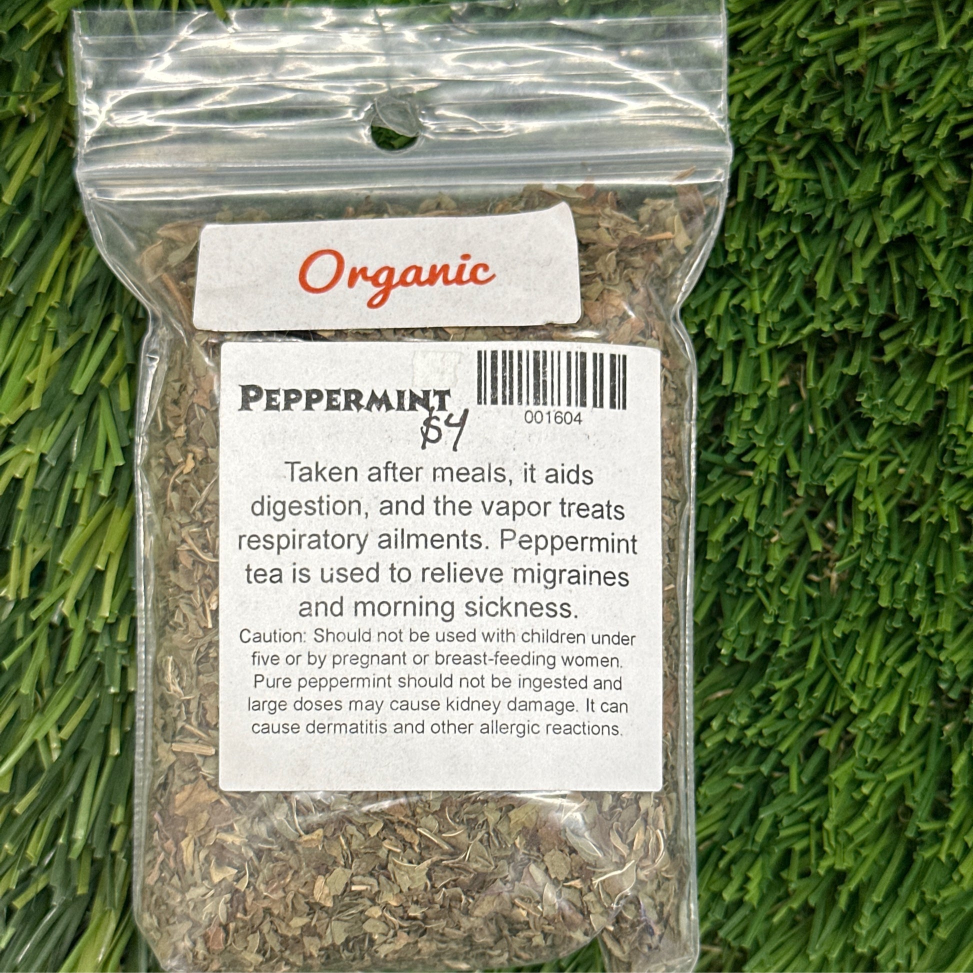 Peppermint 1/2 oz (Organic)