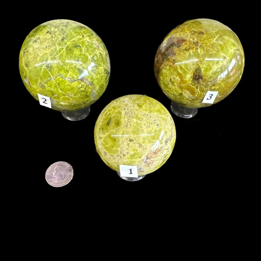 Green Opal Sphere