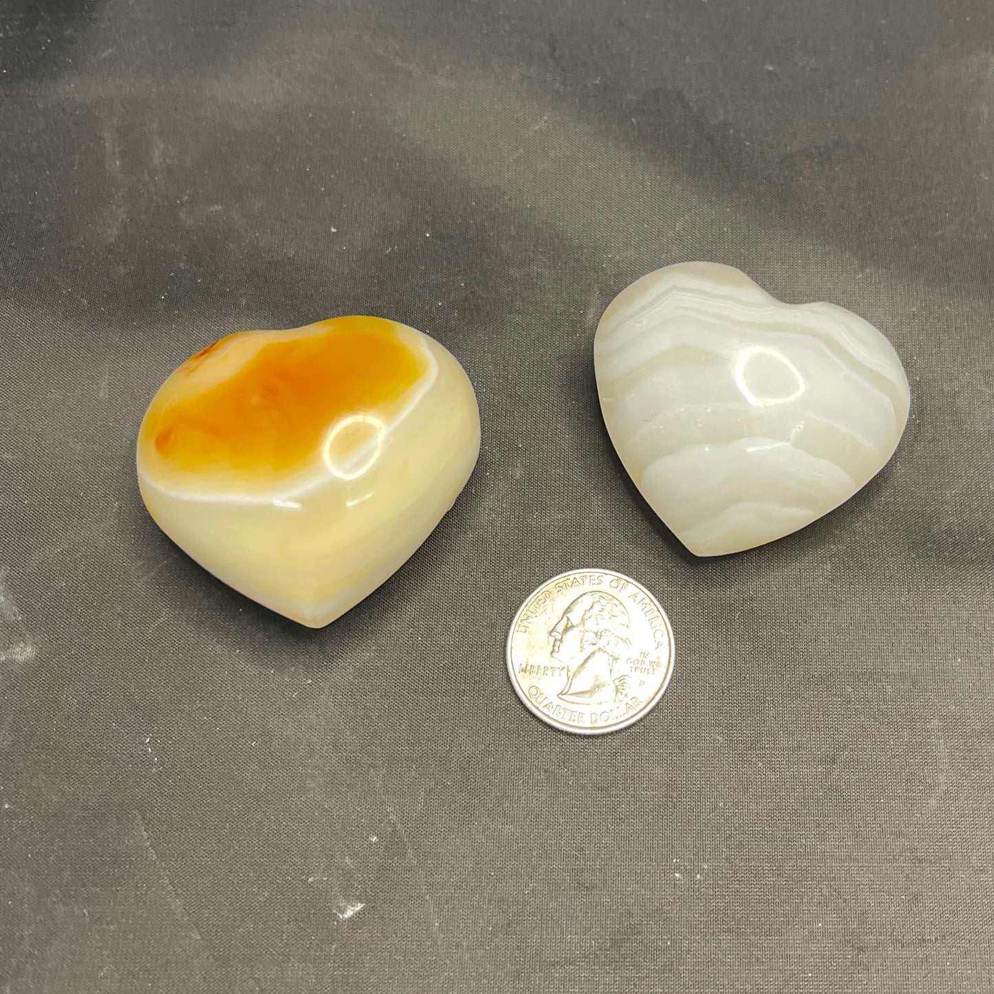 Agate Heart Small