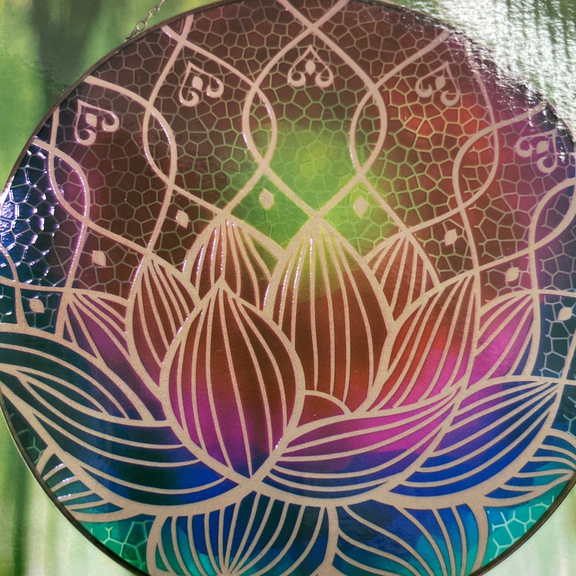 Lotus suncatcher