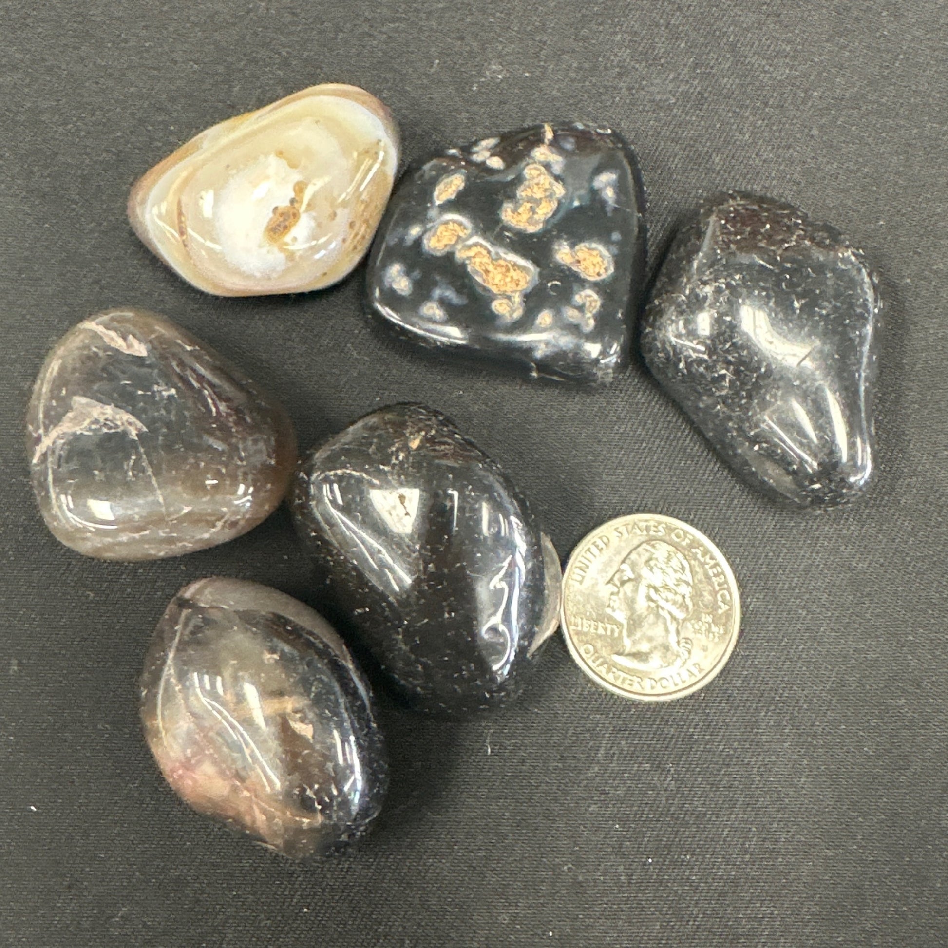 Black Sardonyx Large Tumbled