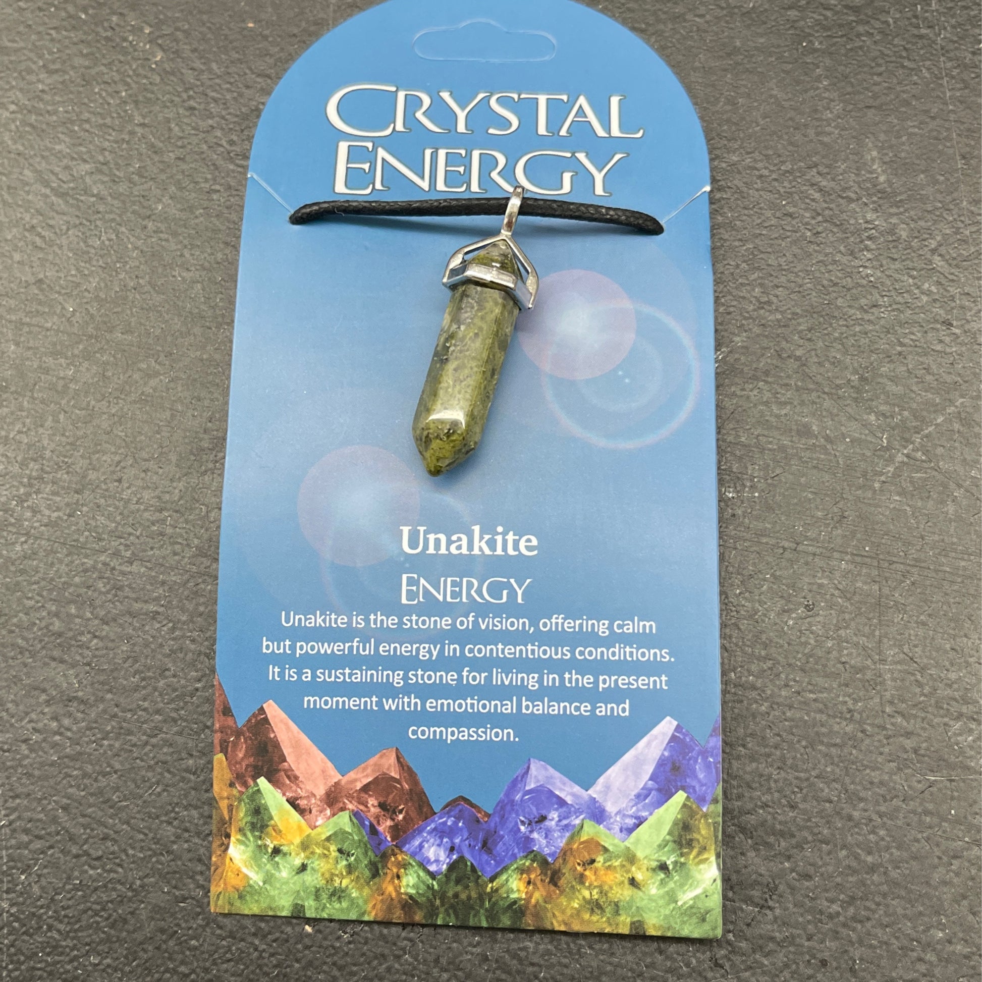 Crystal Energy Pendant: Unakite (Energy)