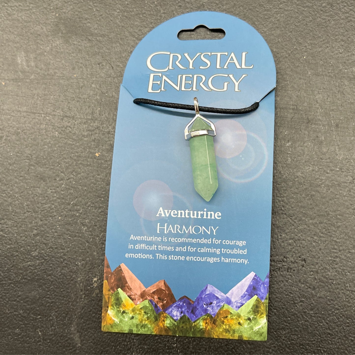 Crystal Energy Pendant: Green Aventurine (Harmony)