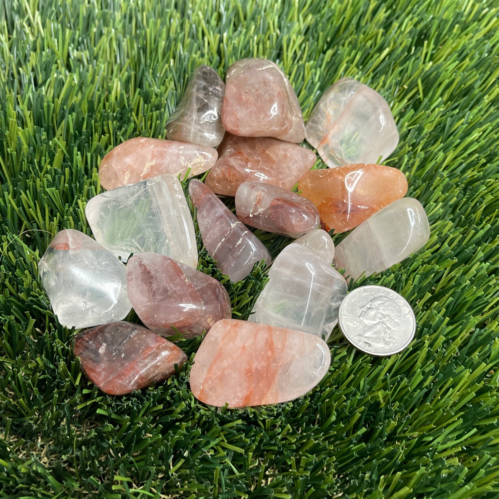 Fire Quartz Tumbled