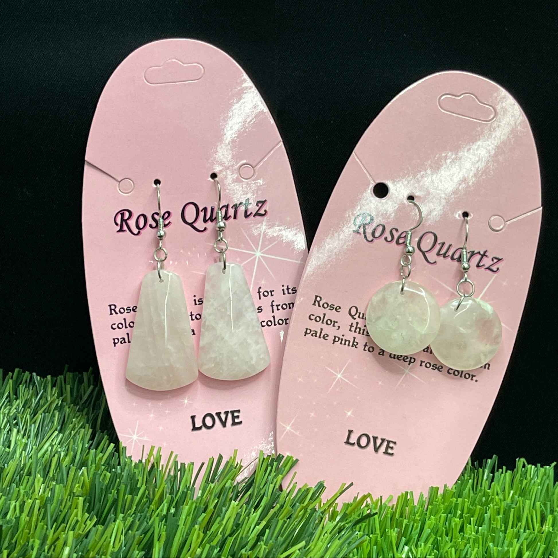 Rose Quartz Earrings