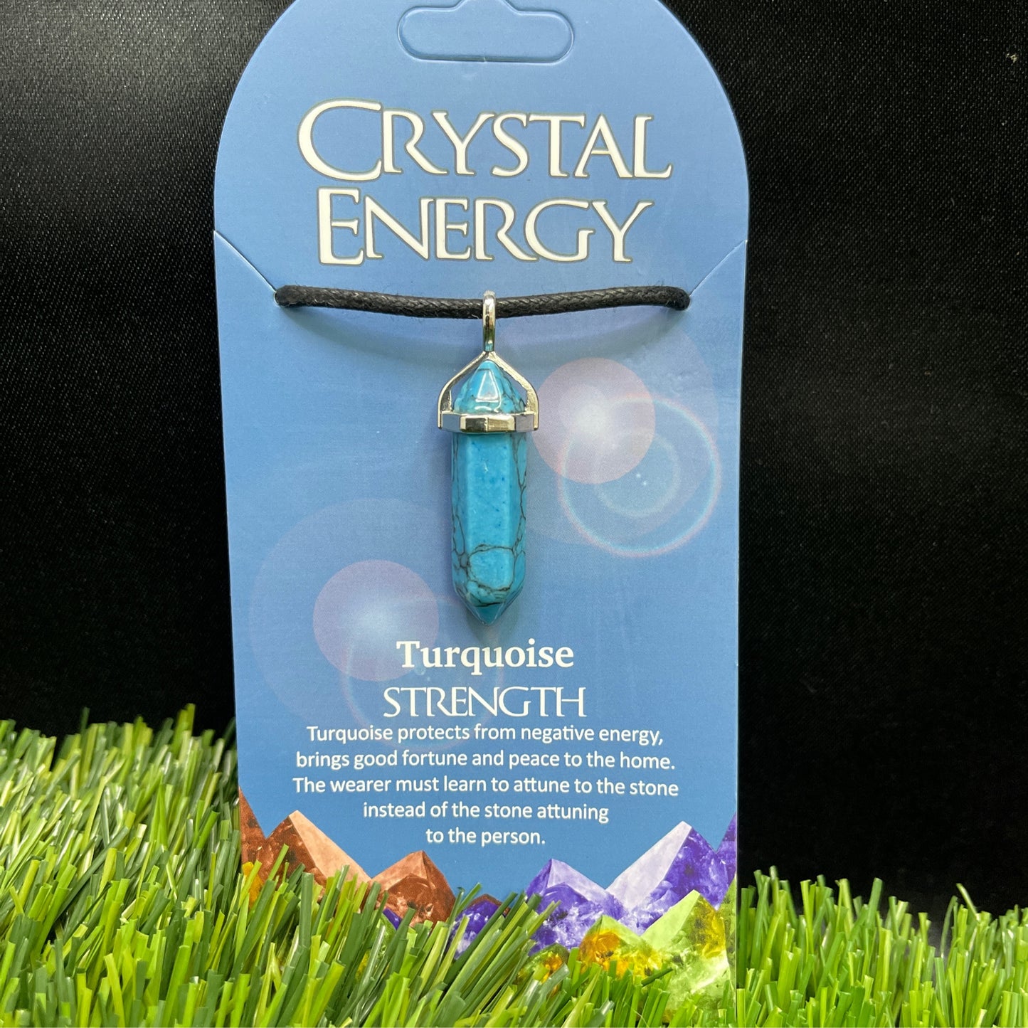 Crystal Energy Pendant - Turquoise