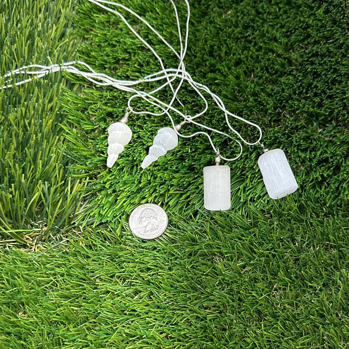 Selenite Necklaces