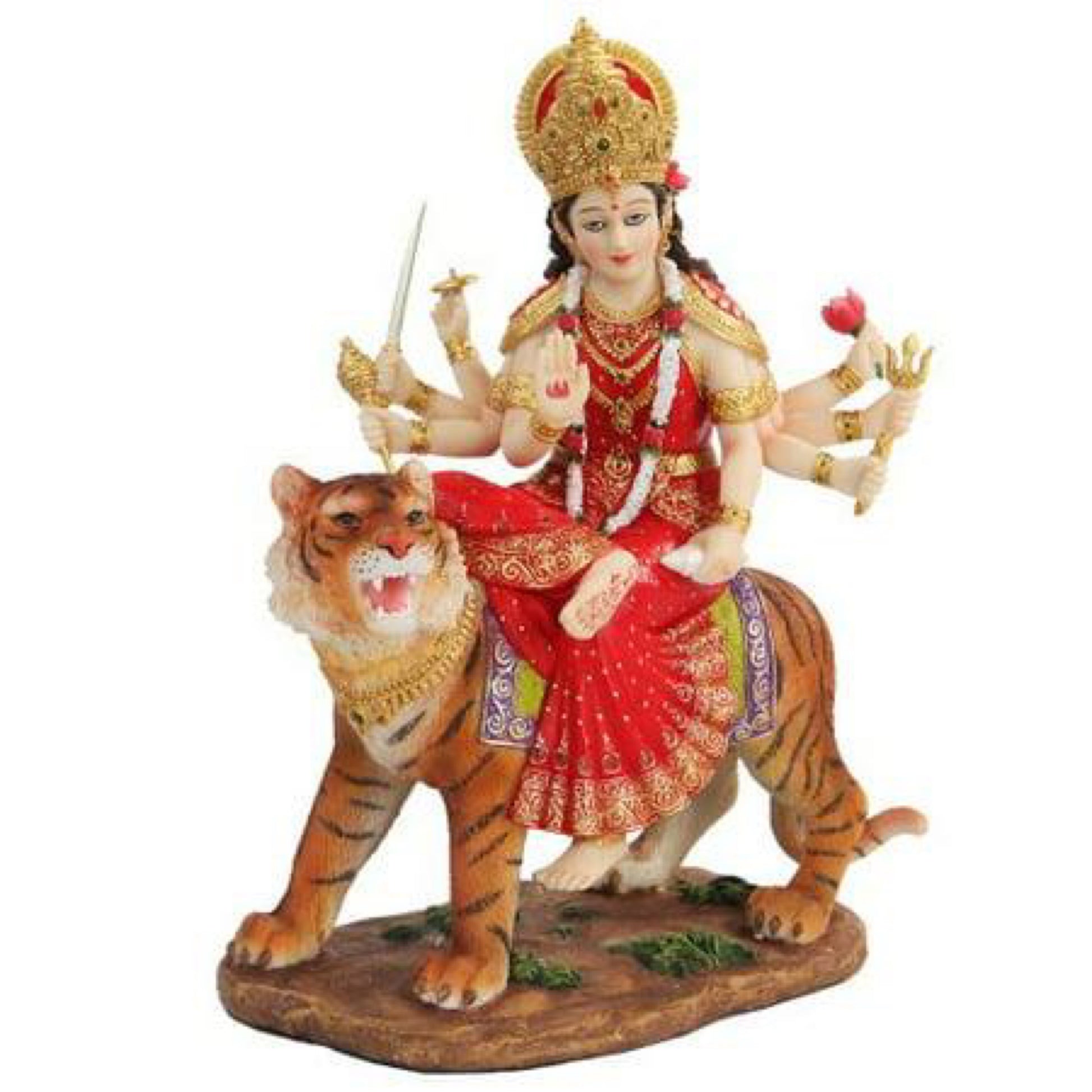 Durga Hindu Goddess Statue Figurine