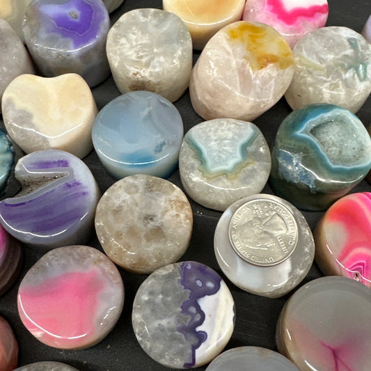 Colored Agate Cylinders