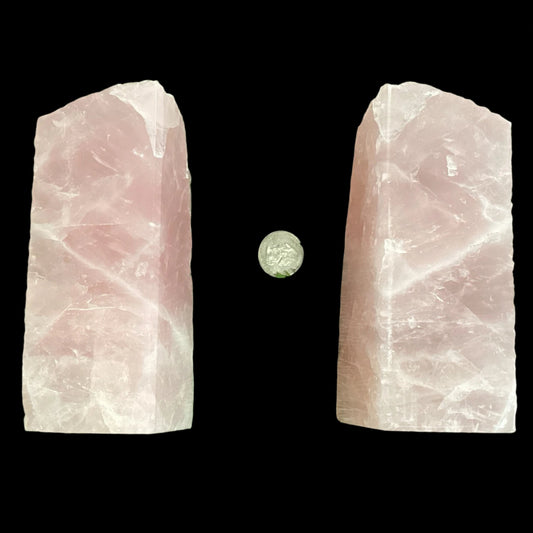 Rose Quartz Bookend