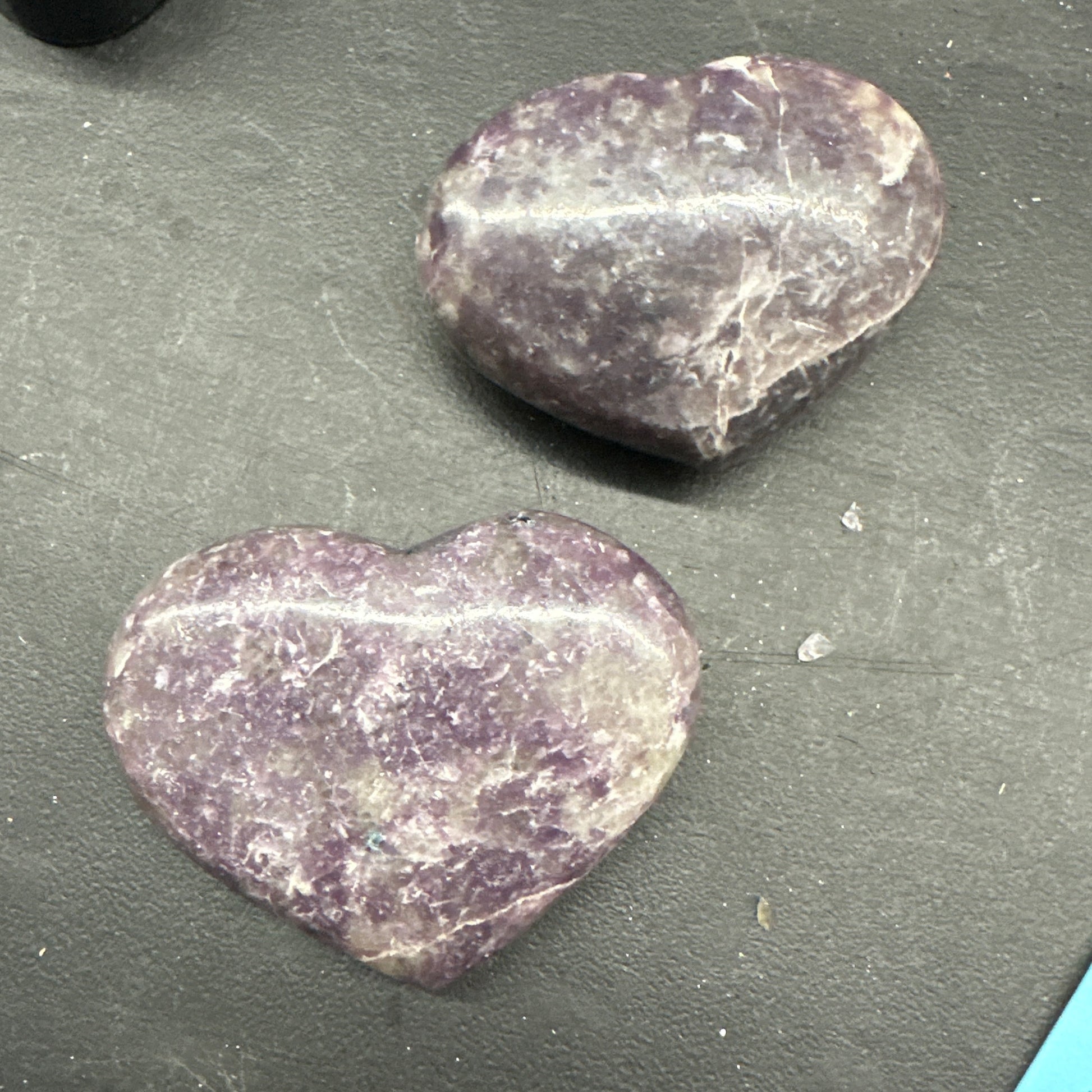 Lepidolite heart