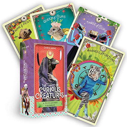 The Tarot of Curious Creatures: A 78 (+1) Card Deck and Guidebook by Chris-Anne