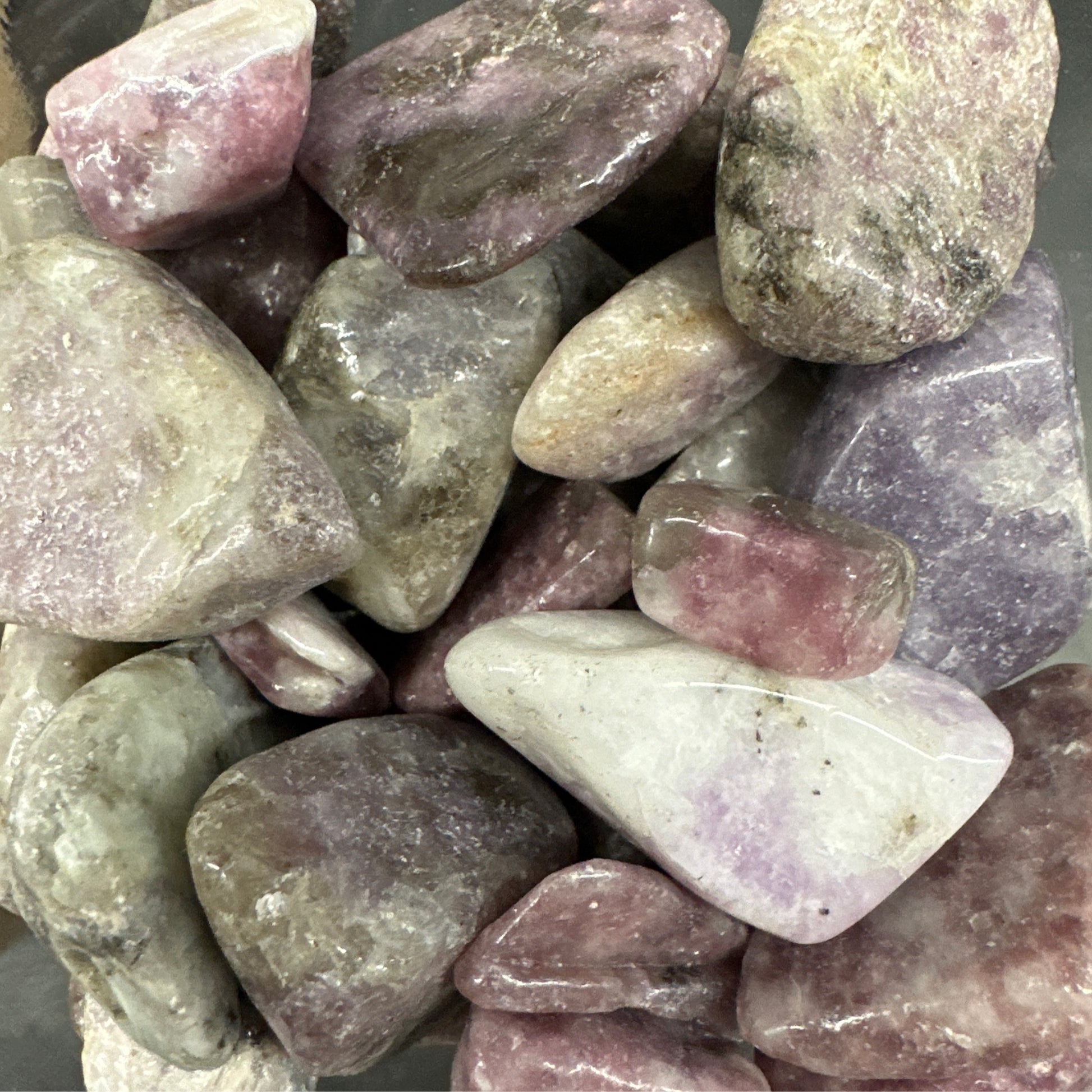 Lepidolite tumbled small