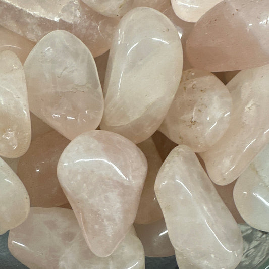 Rose quartz tumbled