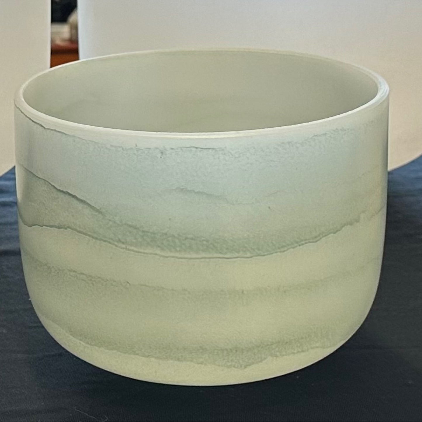 8" 432hz C Note Emerald Crystal Singing Bowl