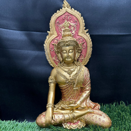 6 1/2” Buddha Gold/Red