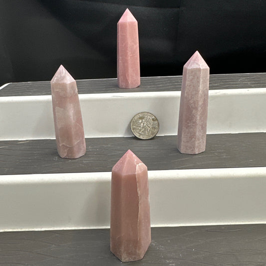 Pink Opal Towers 2.5”H