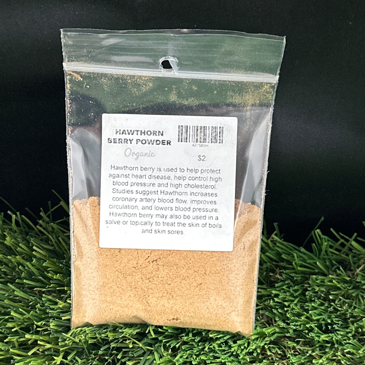 Hawthorne Berry Powder 1/2 oz (Organic)